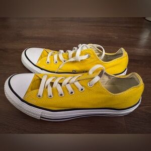Yellow Low-Top Converse Sneakers